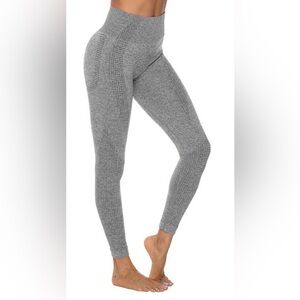 High Waist Seamless Butt Lifting Tummy Control Leggings Size L